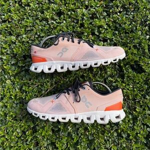 On Cloud X3 Rose Sand Running Sneaker Shoes 60.98691 Women Size 10.5W